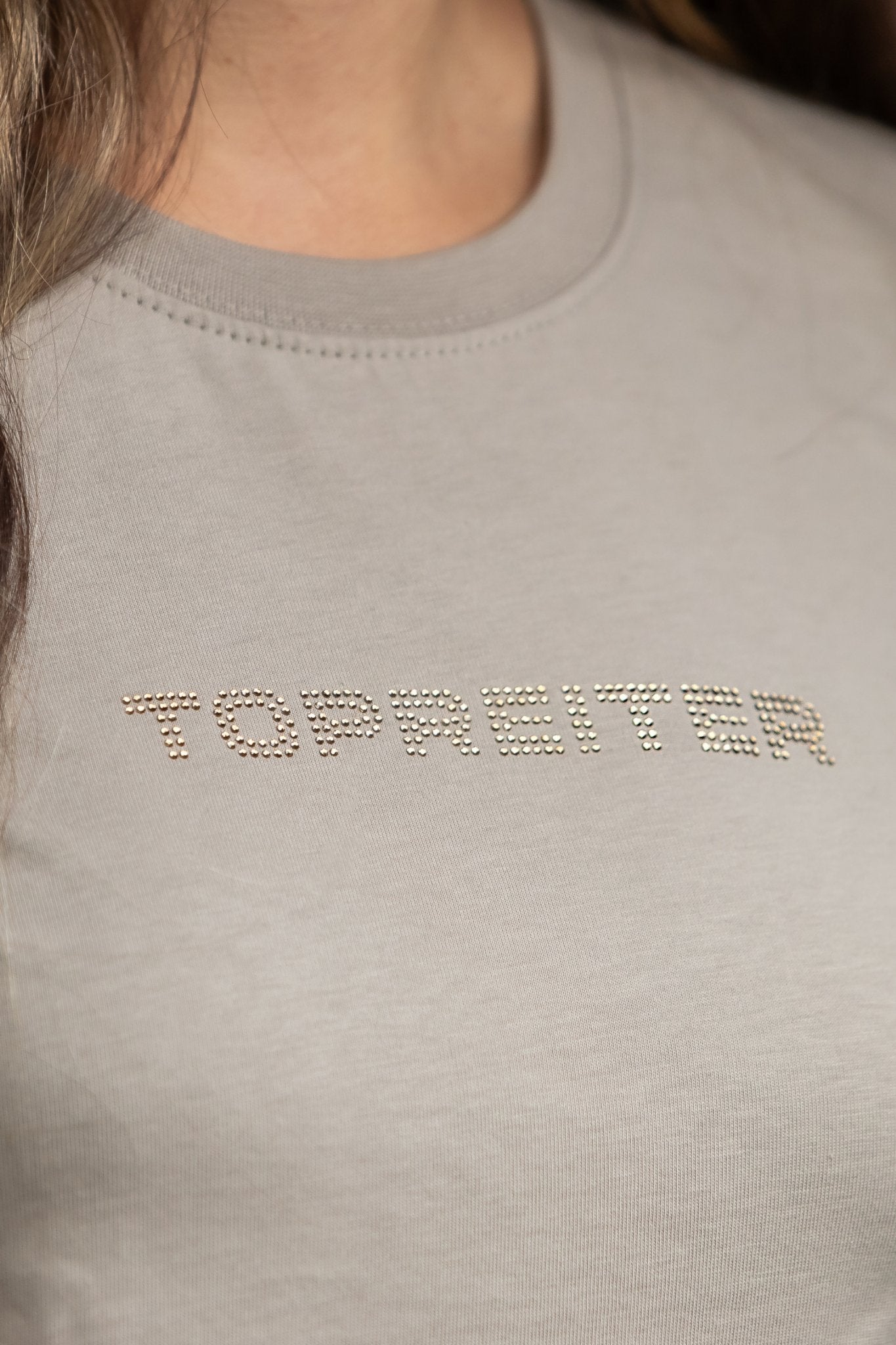 TopReiter Crystal Cropped T-Shirt