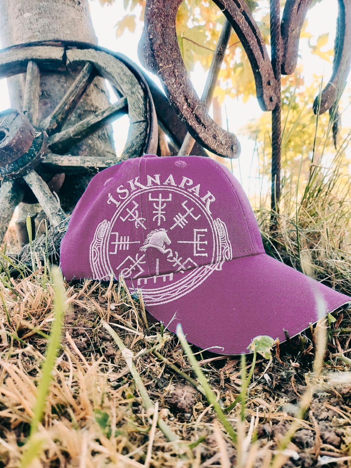 VEGVÍSIR high quality embroidered cap by IsKnapar