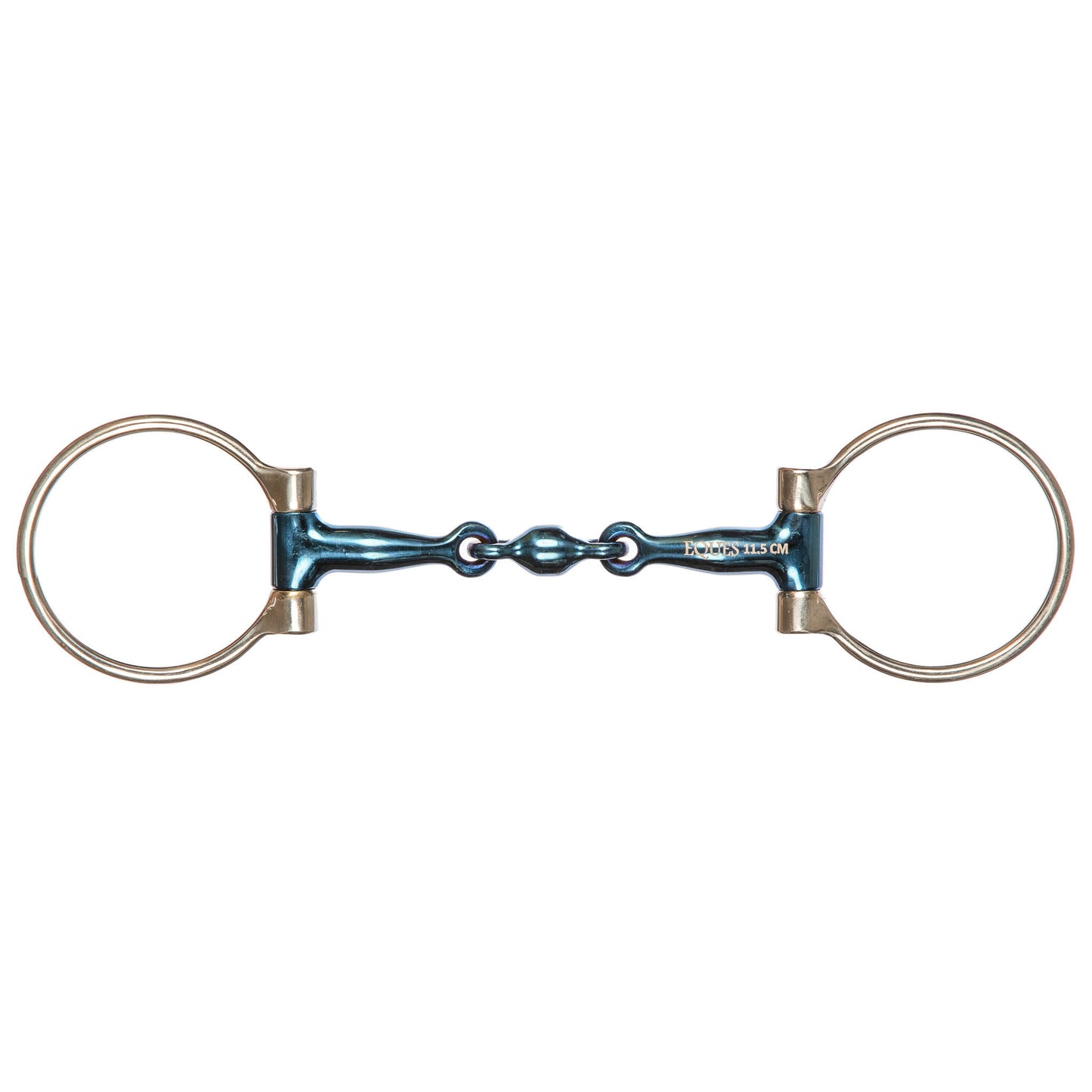 Double-jointed olive head bit – titanium from EQUES
