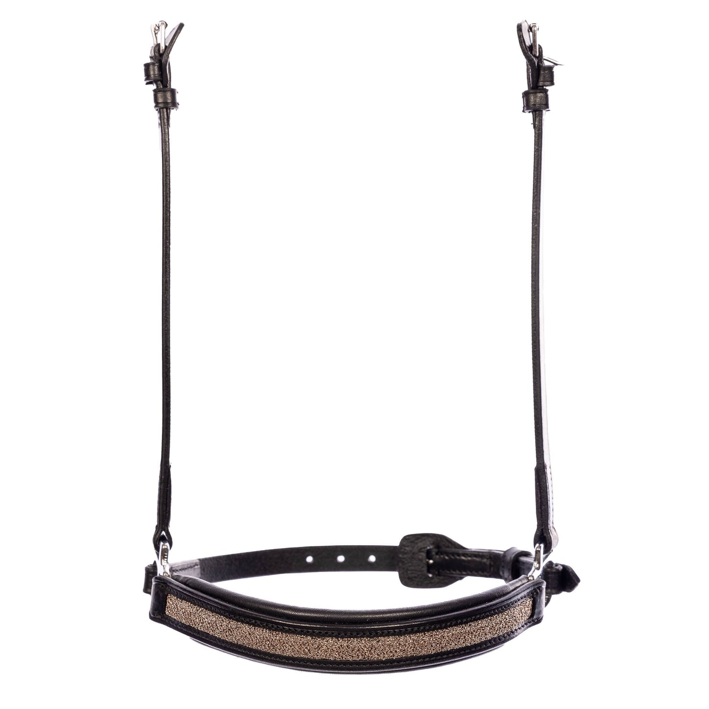 Hanoverian noseband with champagne sparkle for StepByStep bridle by EQUES