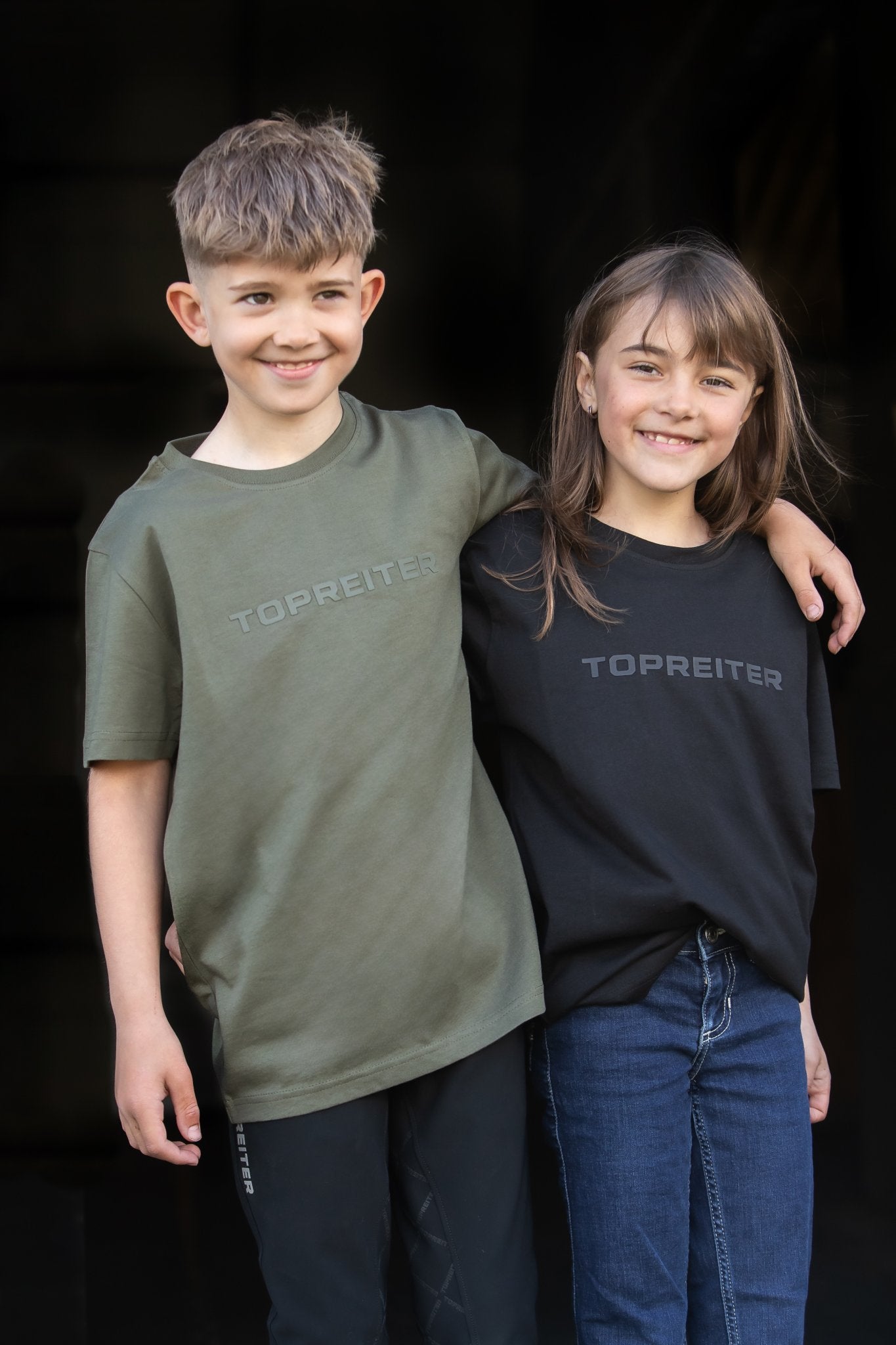 Hestur Logo T-Shirt Kinder von TopReiter