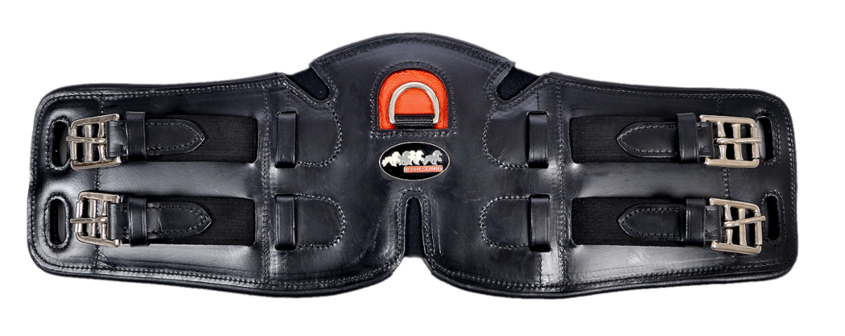 Comfort leather saddle girth from Karlslund
