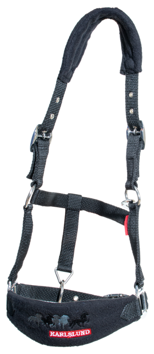 Nylonhalfter mit Fleecepolsterung von Karlslund