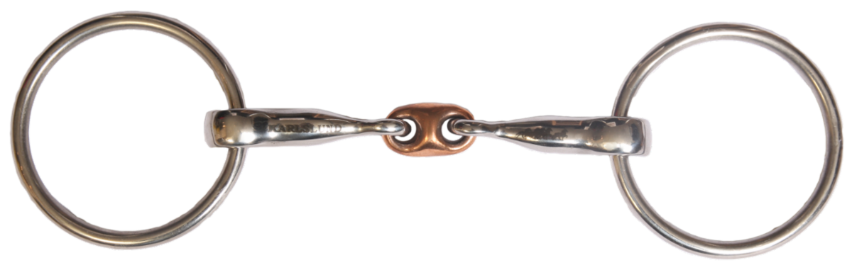 Doppelt-gebrochenes Gebiss mit Kupfermittelstück von Karlslund