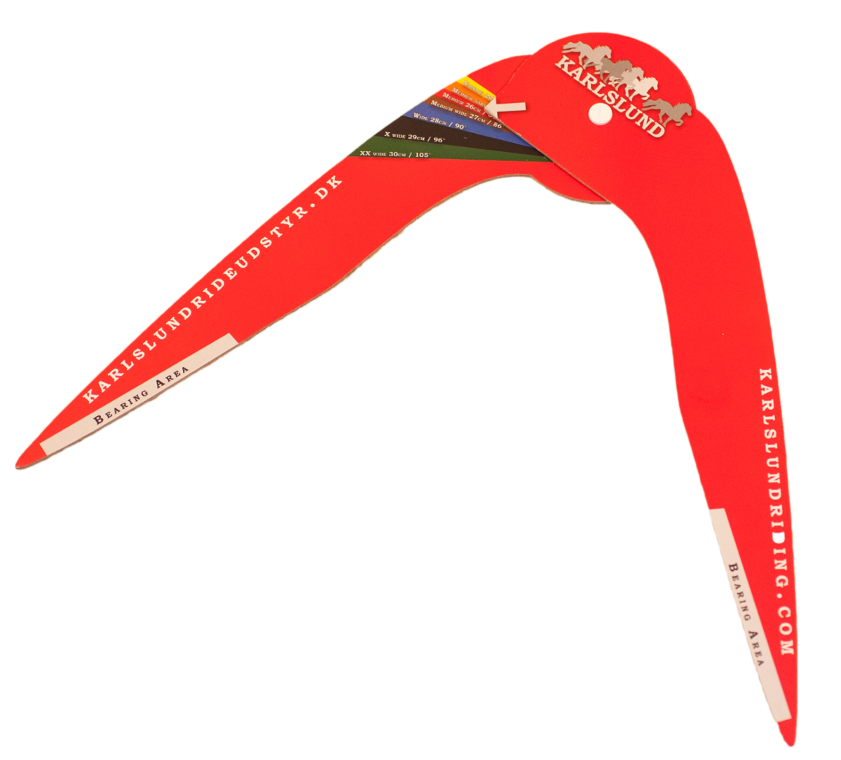 Kopfeisenmaßschablone von Karlslund