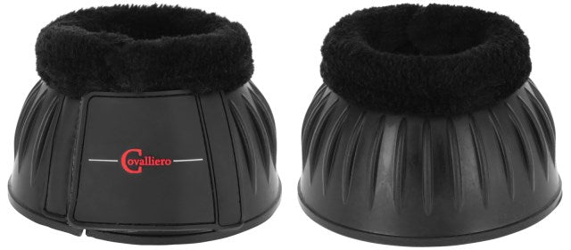 Hufglocken Gummi mit Teddy-Fleece von Covalliero
