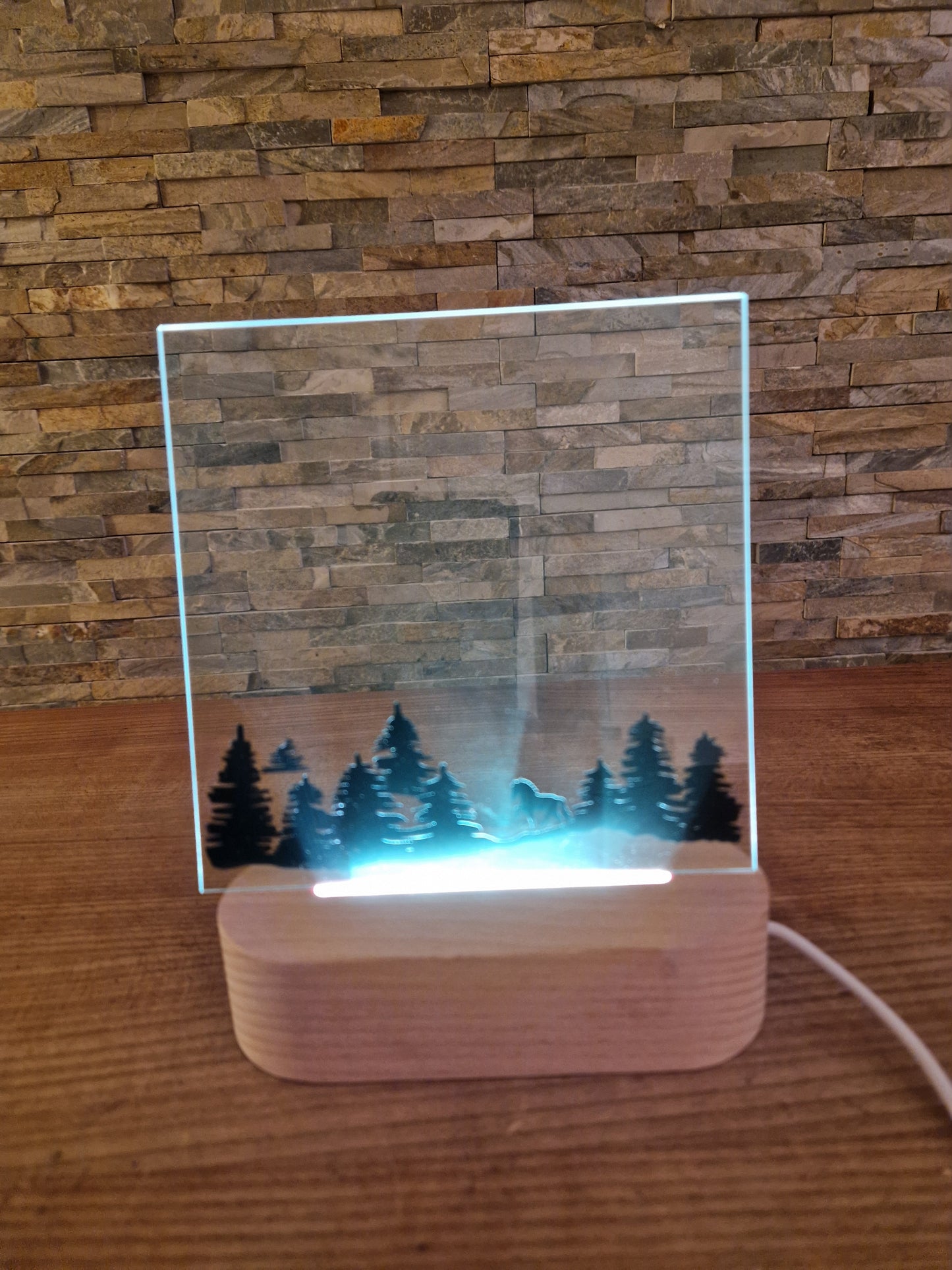 Aufstelllicht mit Islandpferd