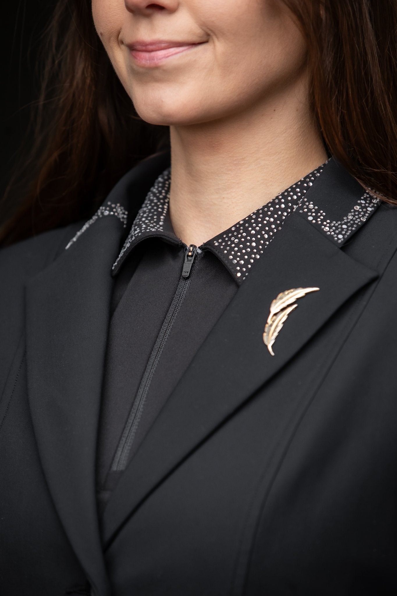 Top Reiter „Hríma“ Polo Turniershirt schwarz