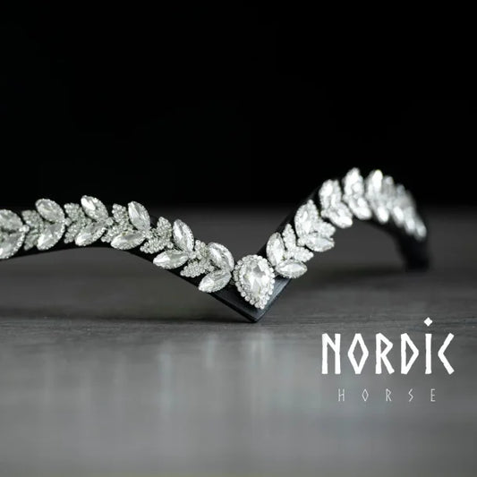 Stirnriemen Silver Leaves von NORDIC HORSE