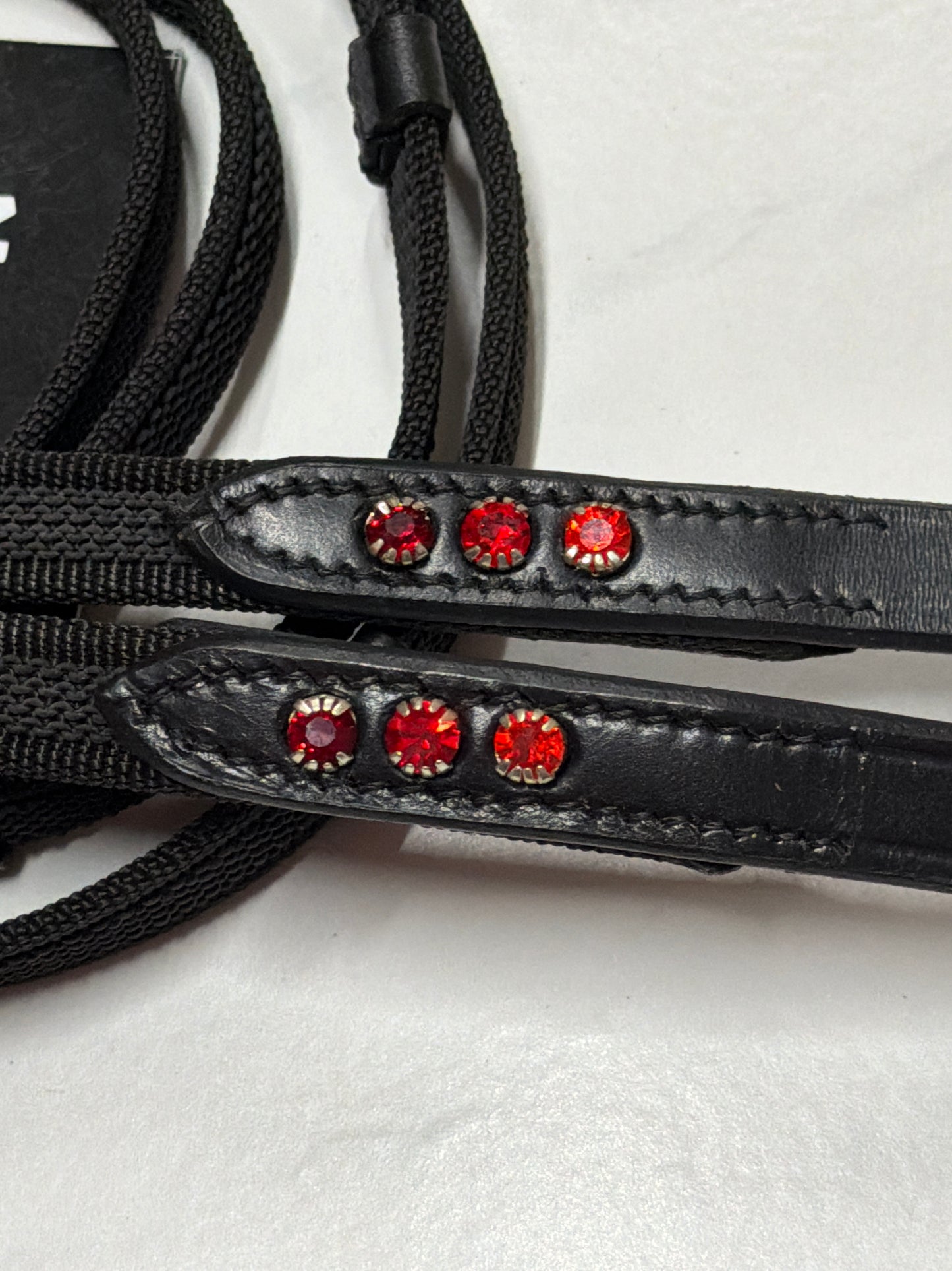 Supergrip Zügel mit einer Dreiergruppe-Steinchen von NORDIC HORSE