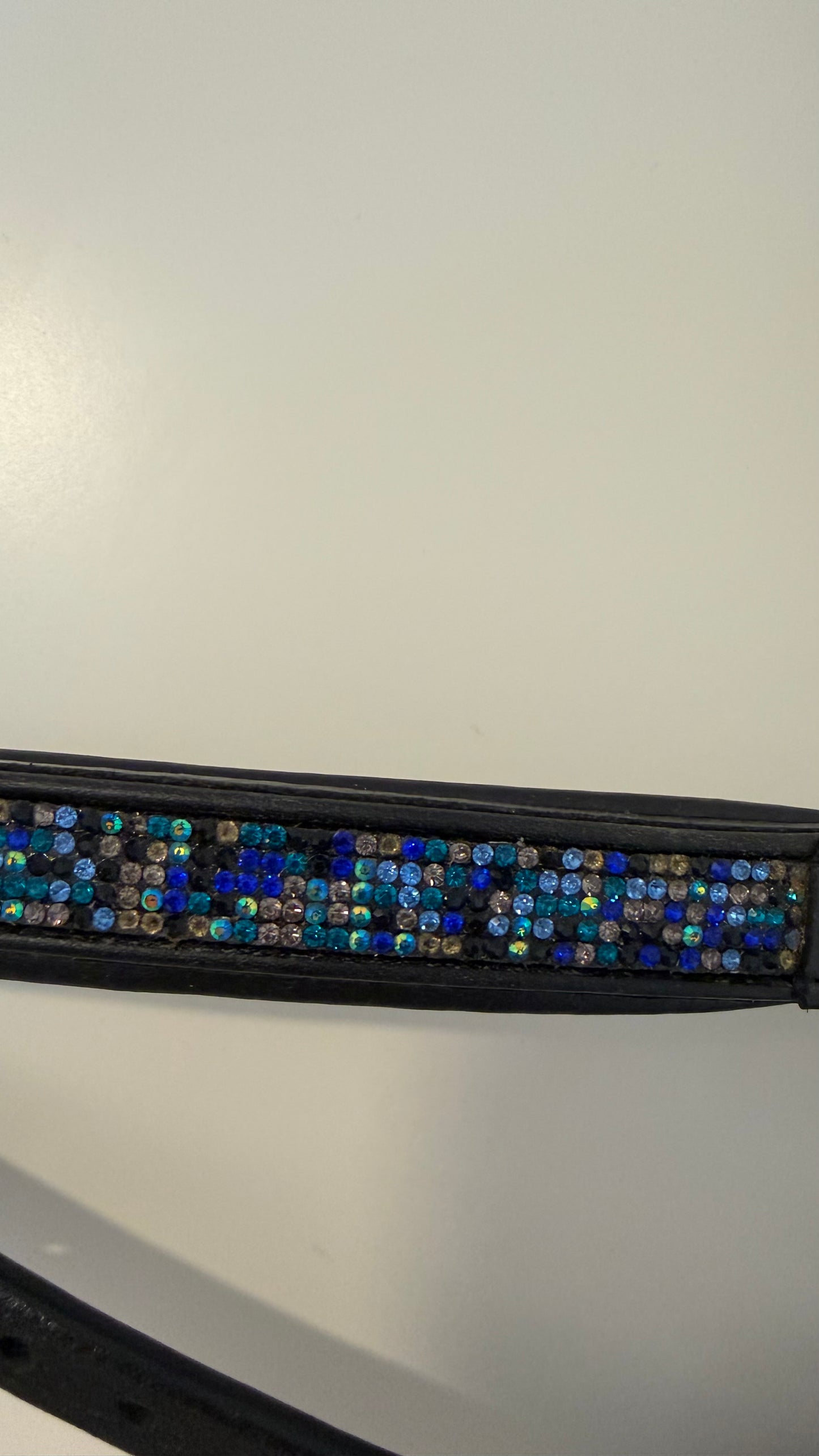 Hannoverscher Nasenriemen Blaue Lagune von Hrímnir (B-Ware) 20cm