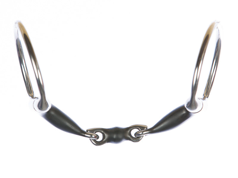 Doppelt gebrochenes Olivenkopfgebiss mit Lock-up – Sweet Iron von EQUES