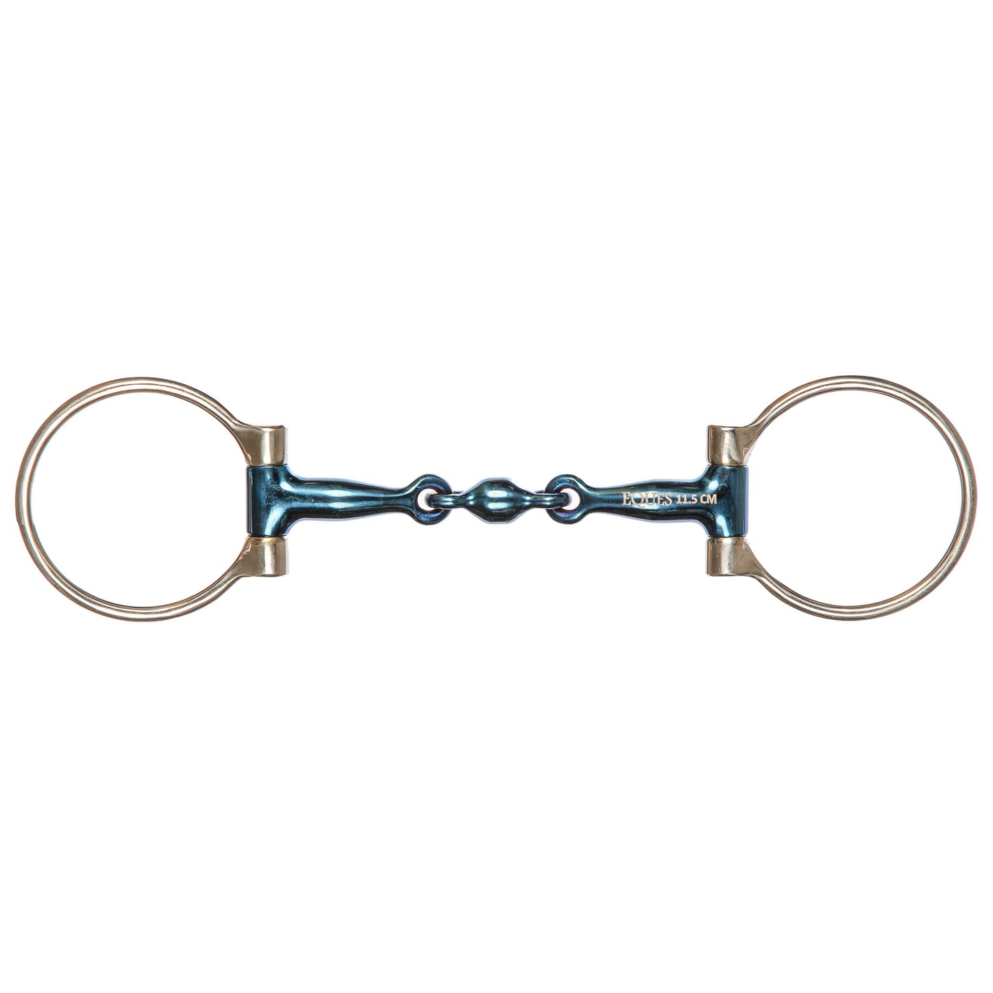 Doppelt gebrochenes Olivenkopfgebiss – Titan von EQUES Goodbye - 20 %