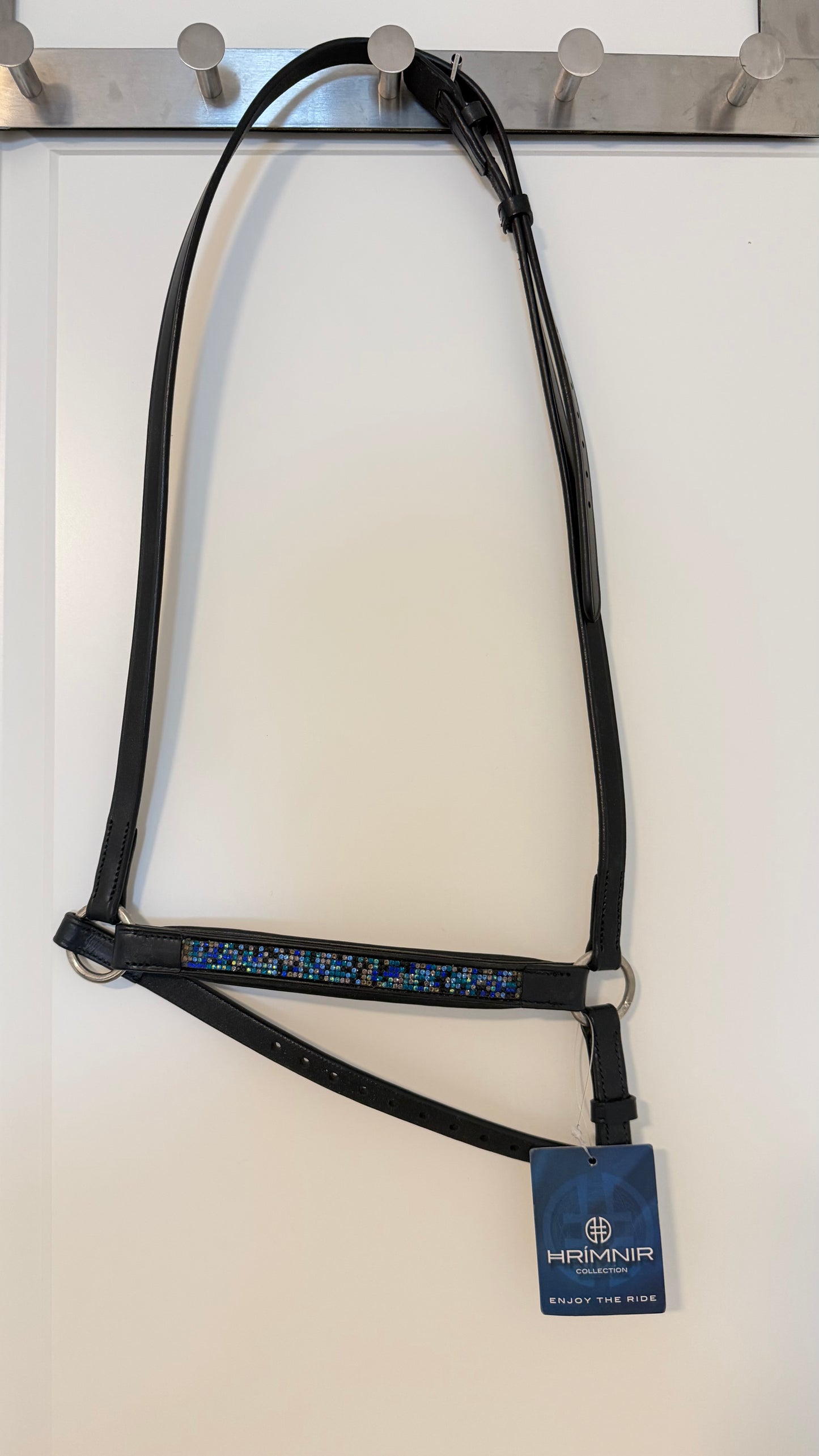 Hannoverscher Nasenriemen Blaue Lagune von Hrímnir (B-Ware) 20cm