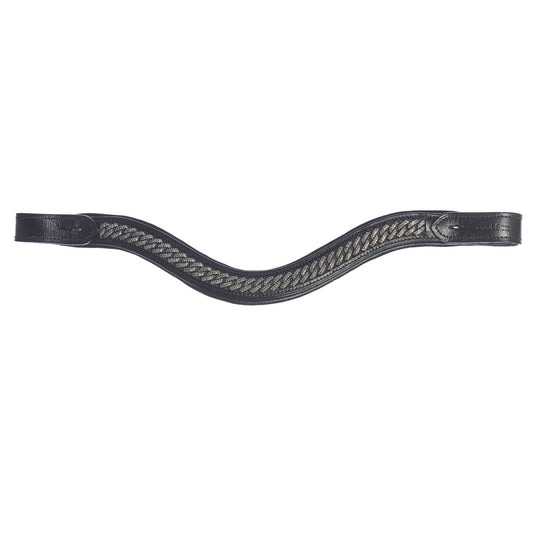 Wave Stirnriemen mit Crystal Curb von EQUES