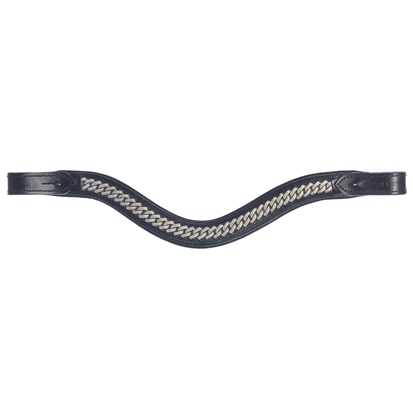 Wave Stirnriemen mit Crystal Curb von EQUES
