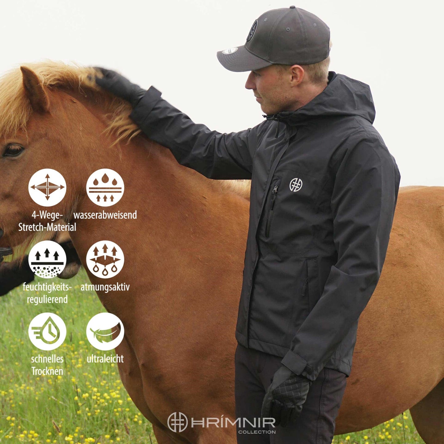Hekla Regenjacke - Herren von Hrímnir
