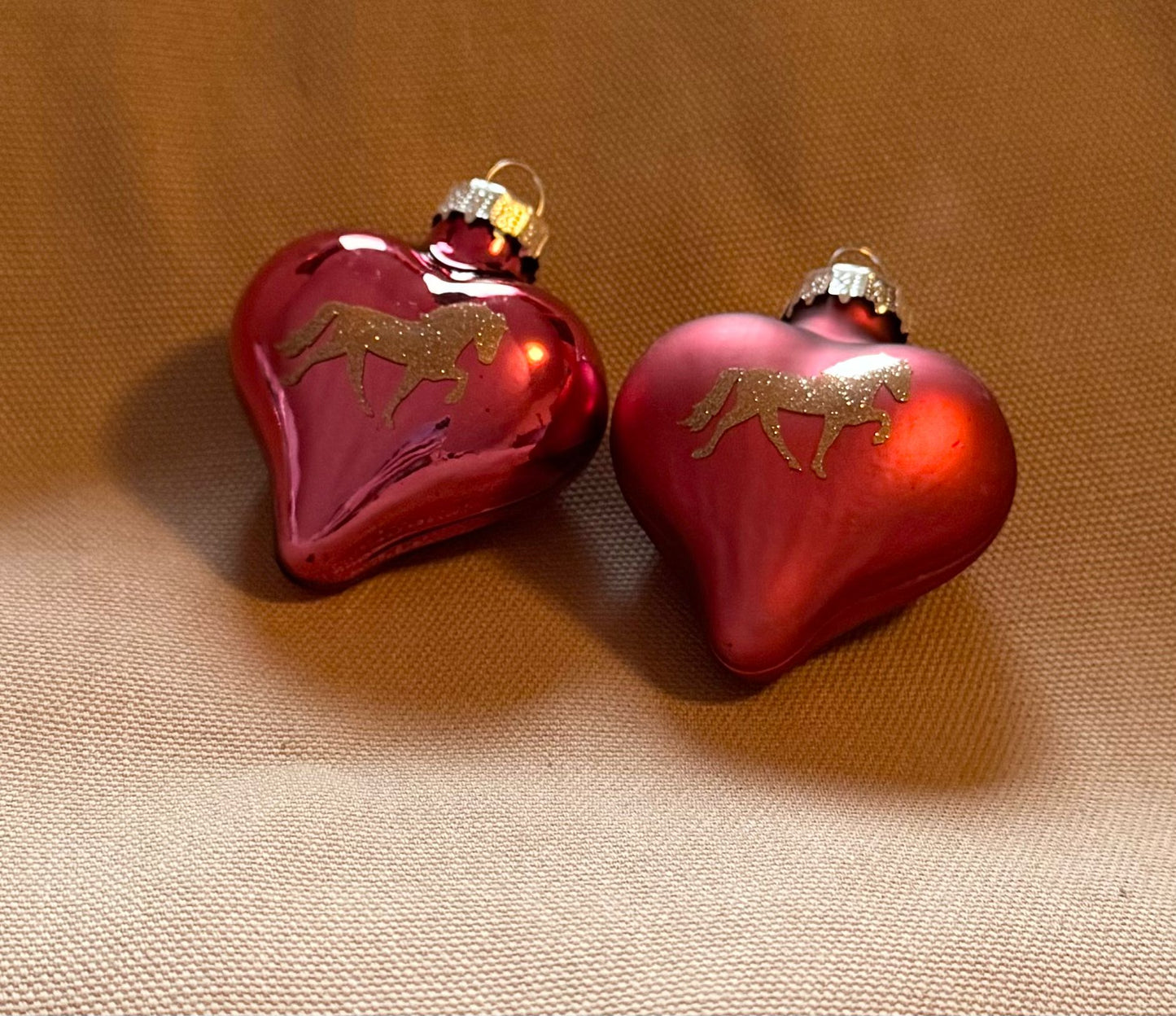 Weihnachtsbaumanhängerherzchen mit Tölter