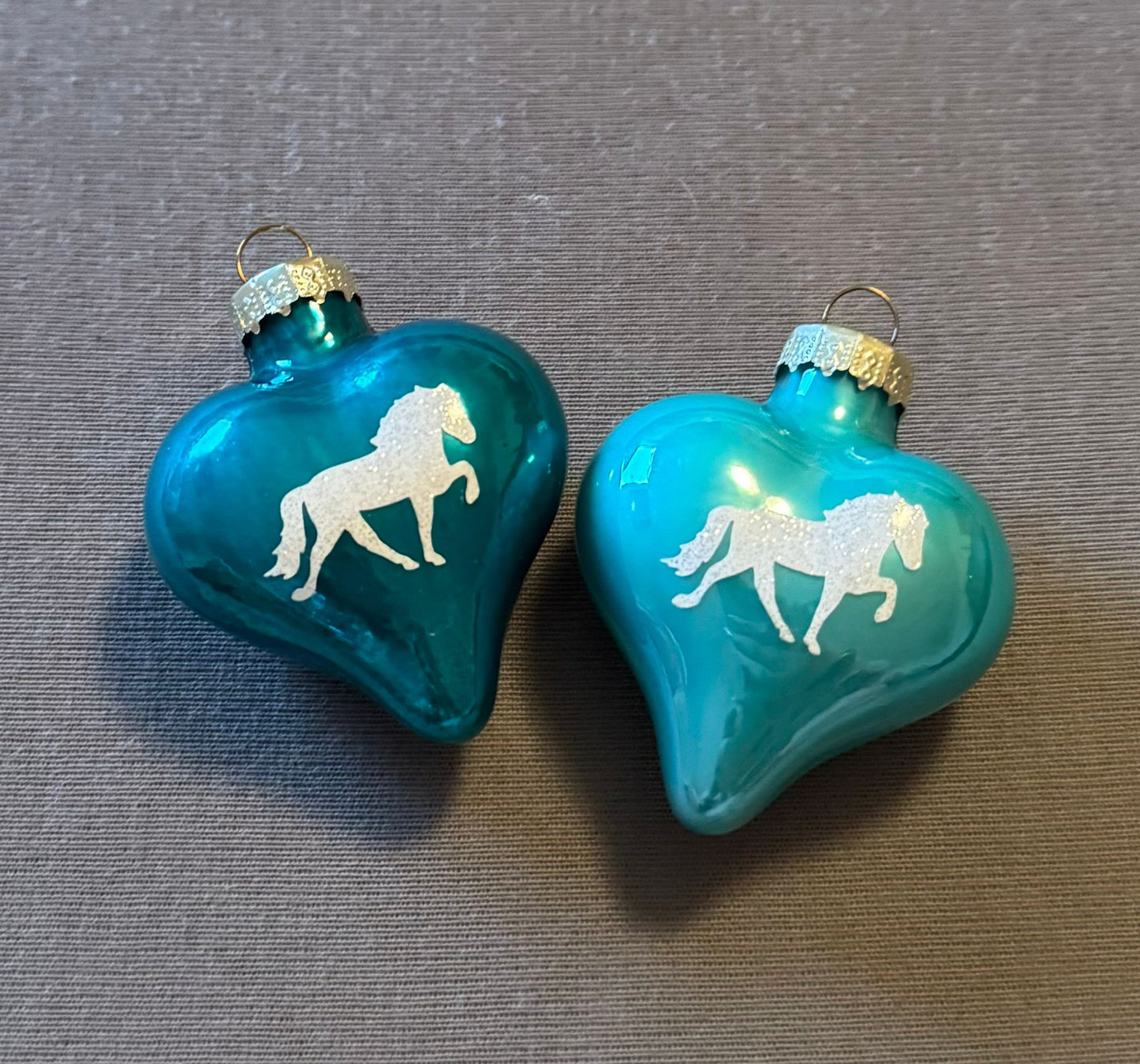 Weihnachtsbaumanhängerherzchen mit Tölter