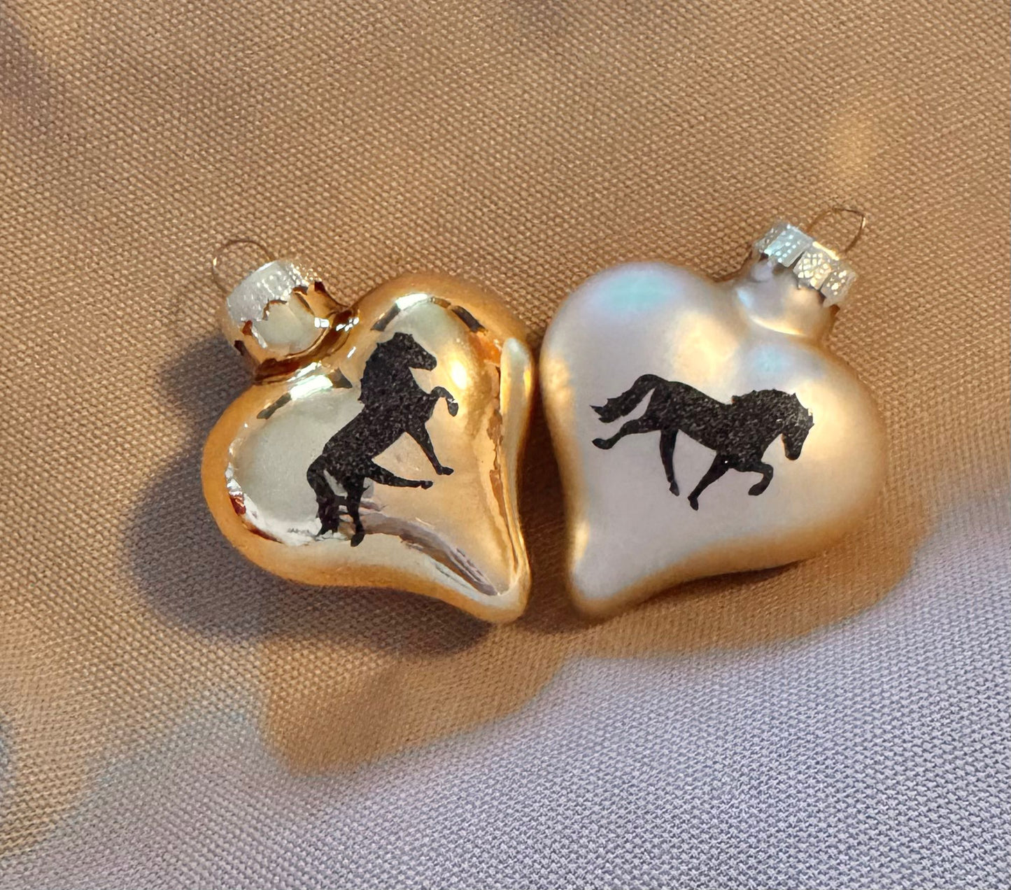 Weihnachtsbaumanhängerherzchen mit Tölter