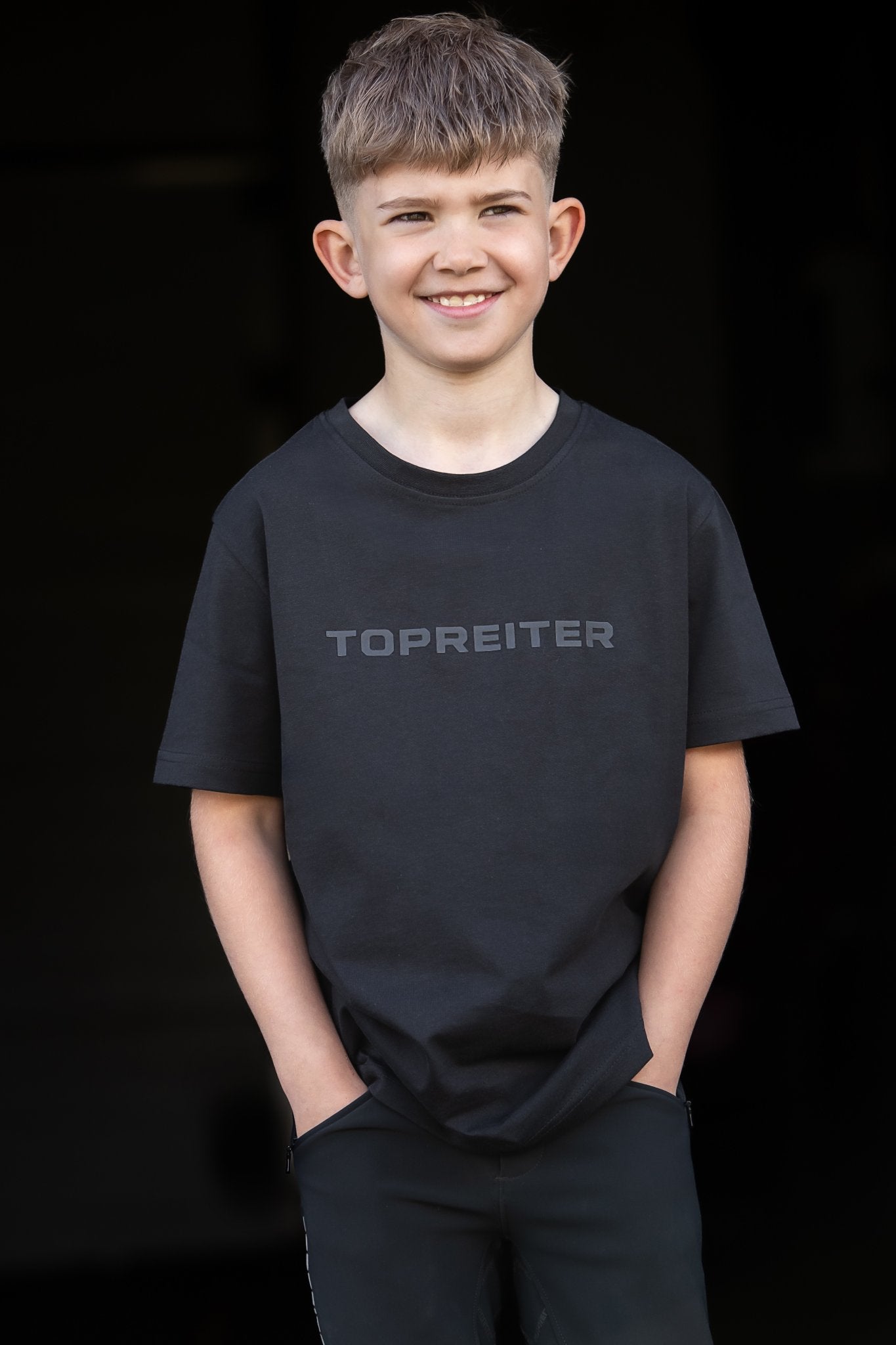 Hestur Logo T-Shirt Kinder von TopReiter