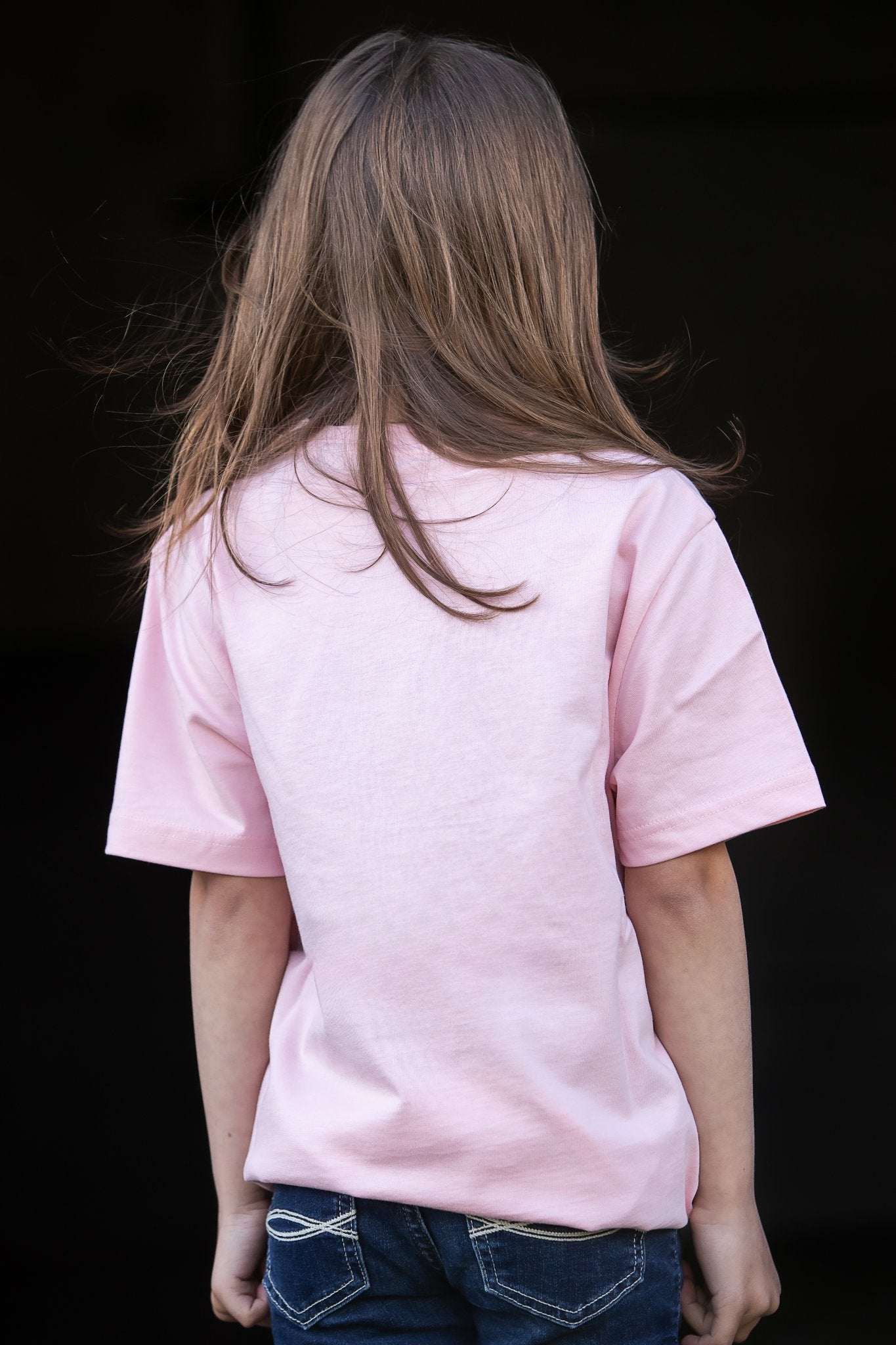Glitzer Logo T-Shirt Kinder von TopReiter