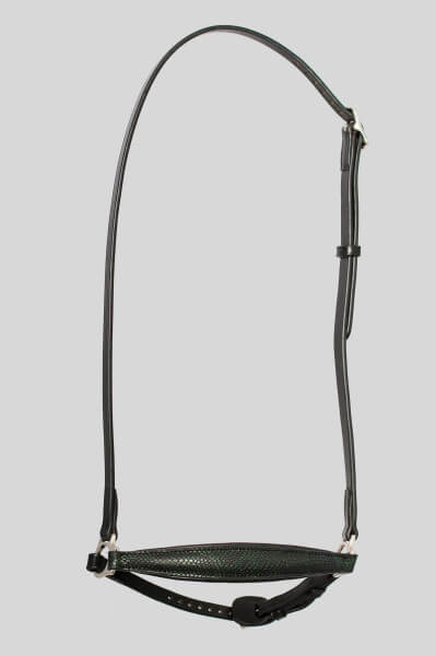 Noseband SL Tígull "MOSI", silver buckles by TOP REITER