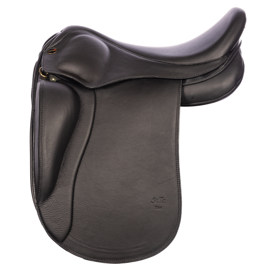 Sella Plus Sattel von EQUES mit Latexfüllung Testsattel