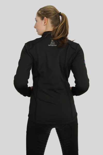Jacket "BYLGJA", black/silver by TOP REITER