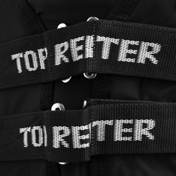Regendecke Halsteil u. Fleecefutter, schwarz von TOP REITER