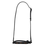 "ORKA"  Nasenriemen mit Lavaperlen und Tigeraugen oder mit Green Moss Agate,von TOP REITER