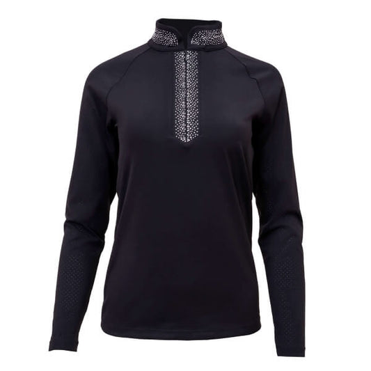 Langarm Turniershirt JÓDÍS mit Kristallen von TOP REITER