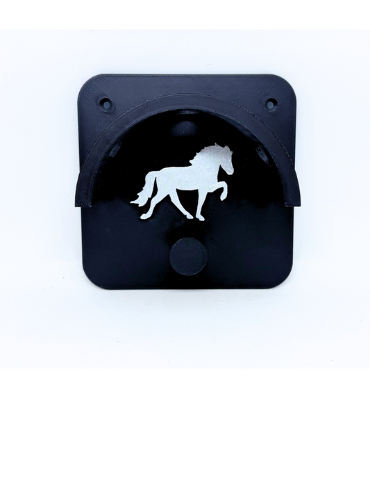 Trensenhalter mit Islandpferd aus PLA-Kunststoff personalisierbar