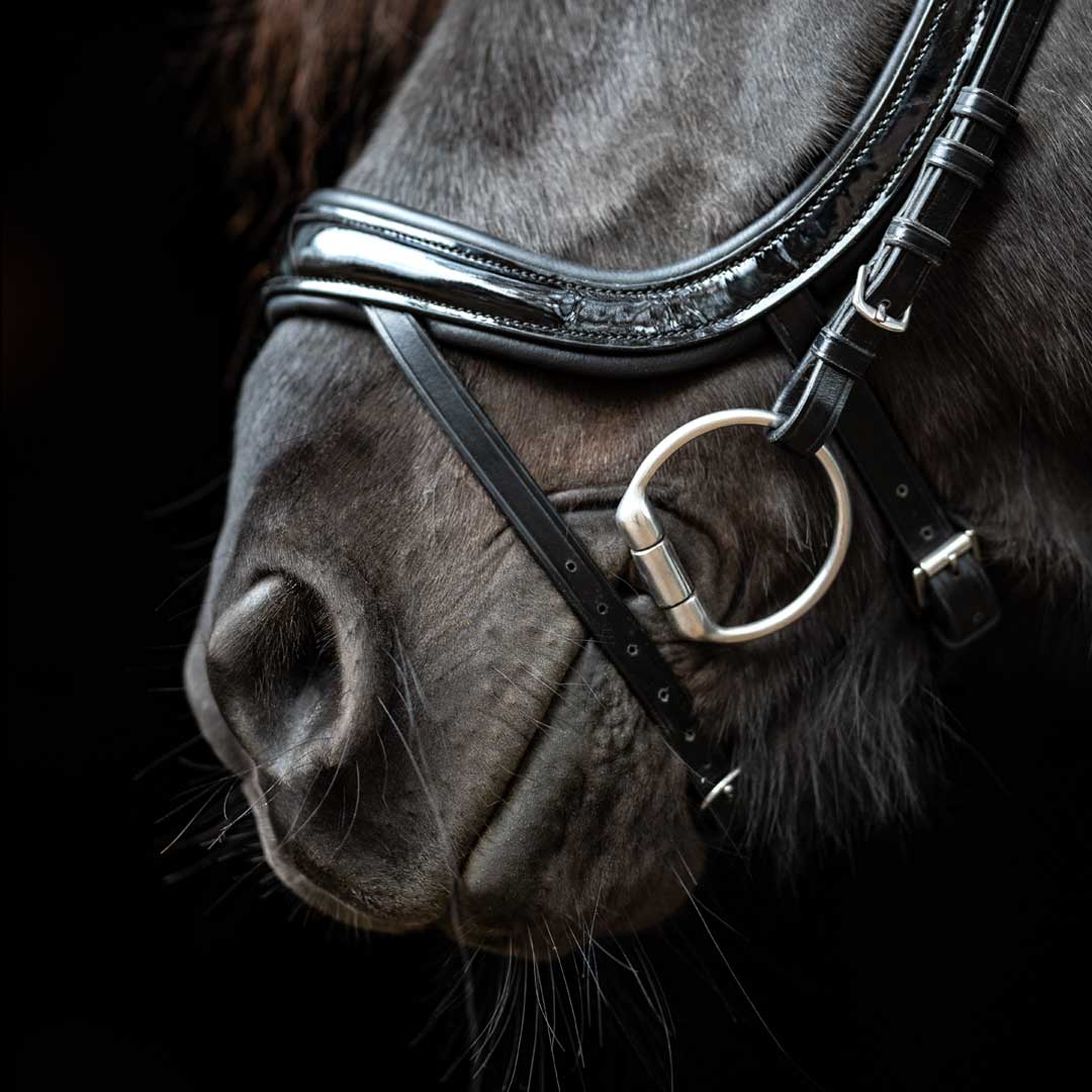 Anatomische Trense Hamingja mit Sperrriemen  von UNIQUE