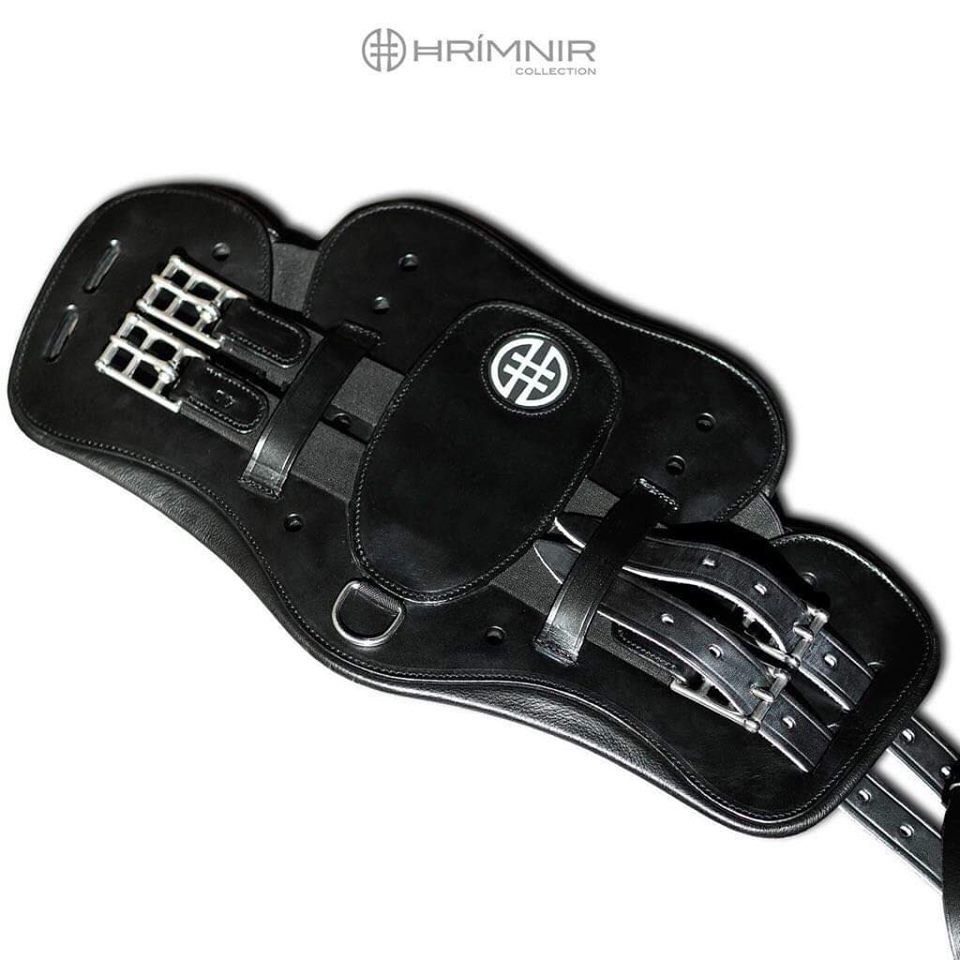 Anatomischer Wing Ledersattelgurt von Hrímnir