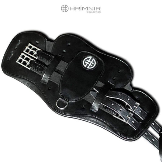 Anatomischer Wing Ledersattelgurt von Hrímnir