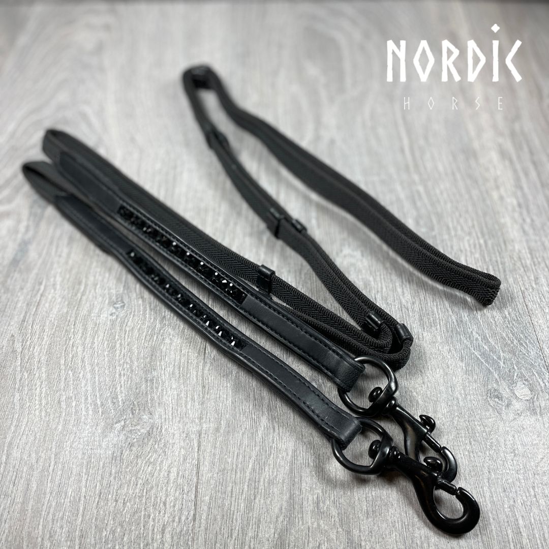 Supergrip reins All Black from NORDIC HORSE 