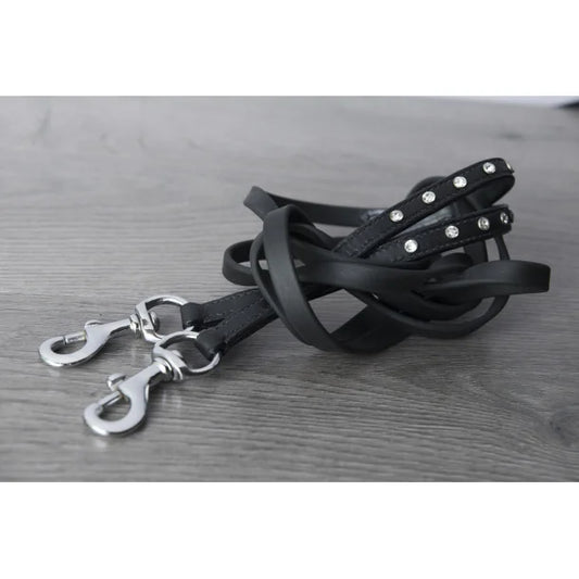 Biothane reins with white rhinestones from NORDIC HORSE 