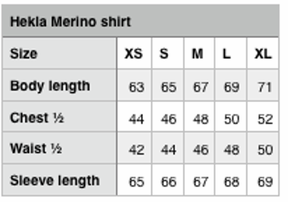 Hekla long-sleeved shirt made of merino wool from Karlslund