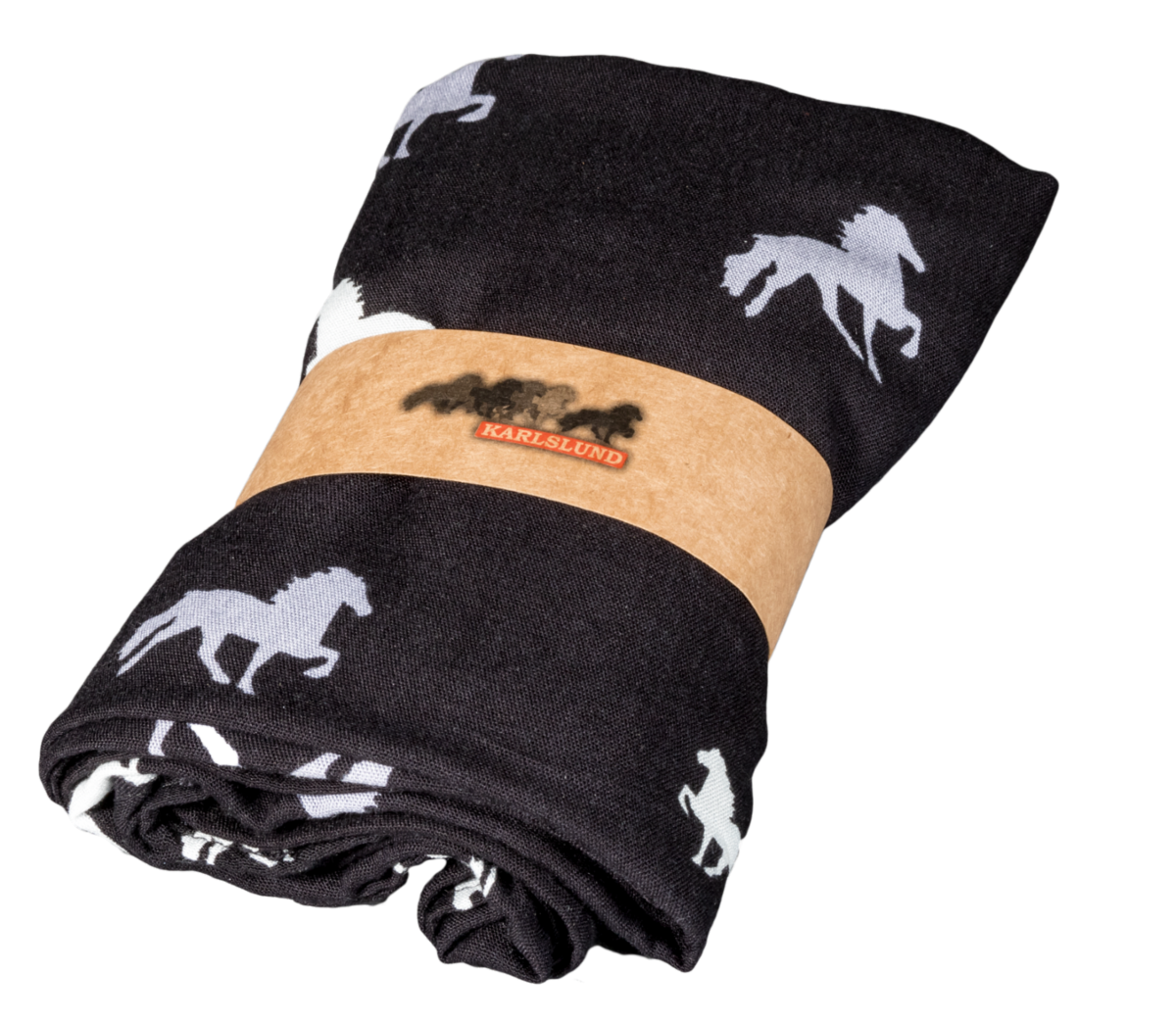 Scarf with Icelandic horses by Karlslund