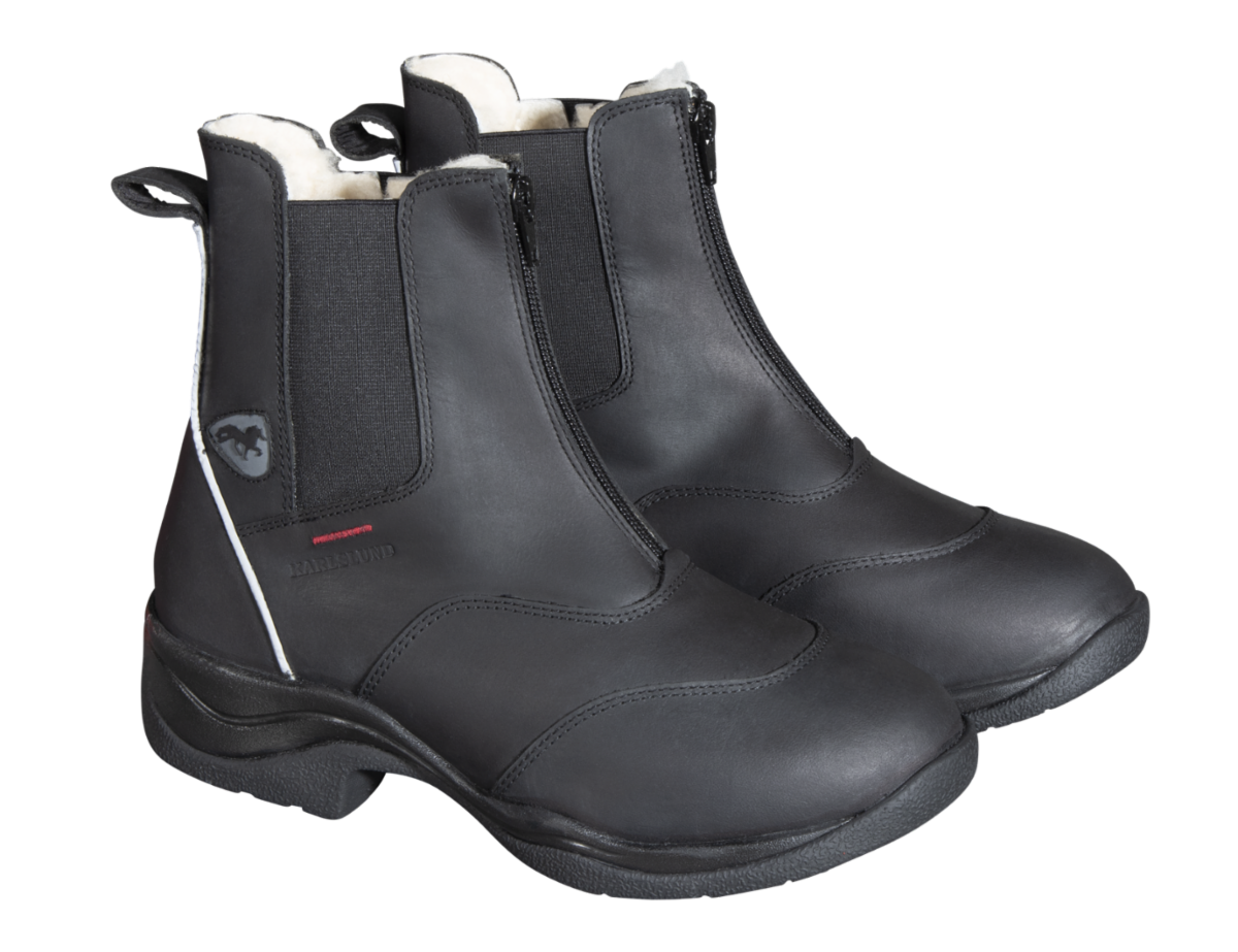 Winterreitstiefel mit Lammfellfutter von Karlslund