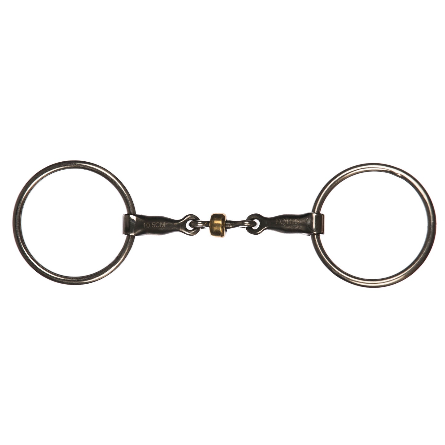 Doppelt gebrochene Wassertrense mit Rolle – Sweet Iron von EQUES