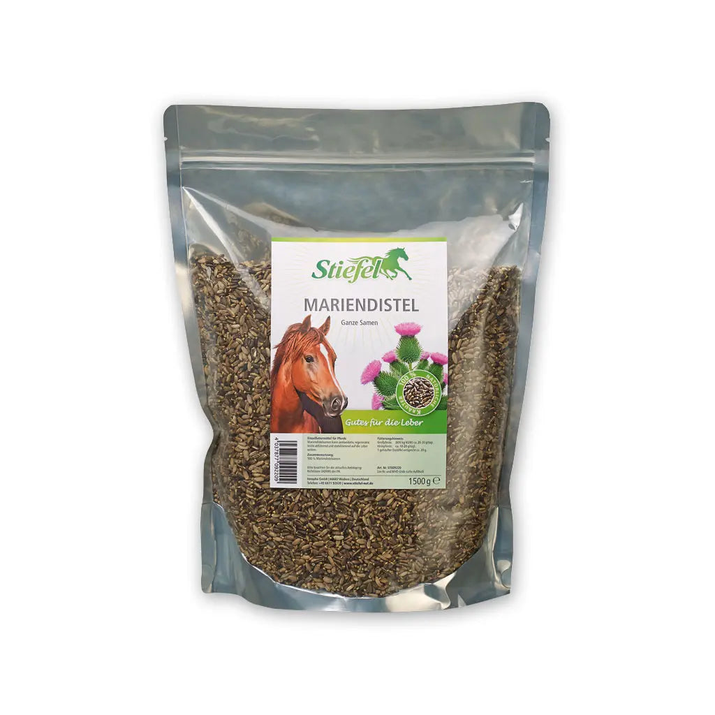 Stiefel Mariendistel ganze Samen 1,5 kg
