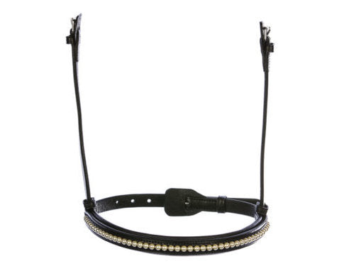 English noseband with white pearls from the StepbyStep series