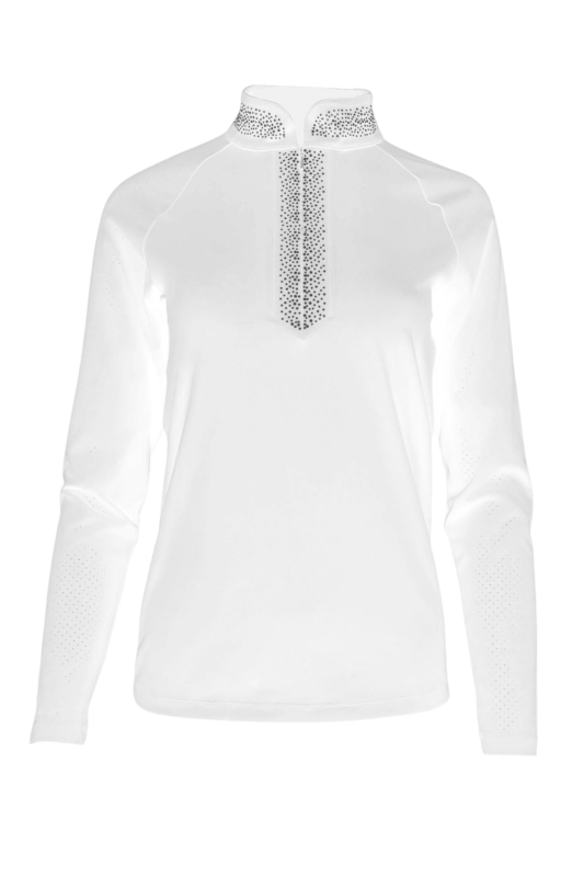 Langarm Turniershirt JÓDÍS mit Kristallen von TOP REITER