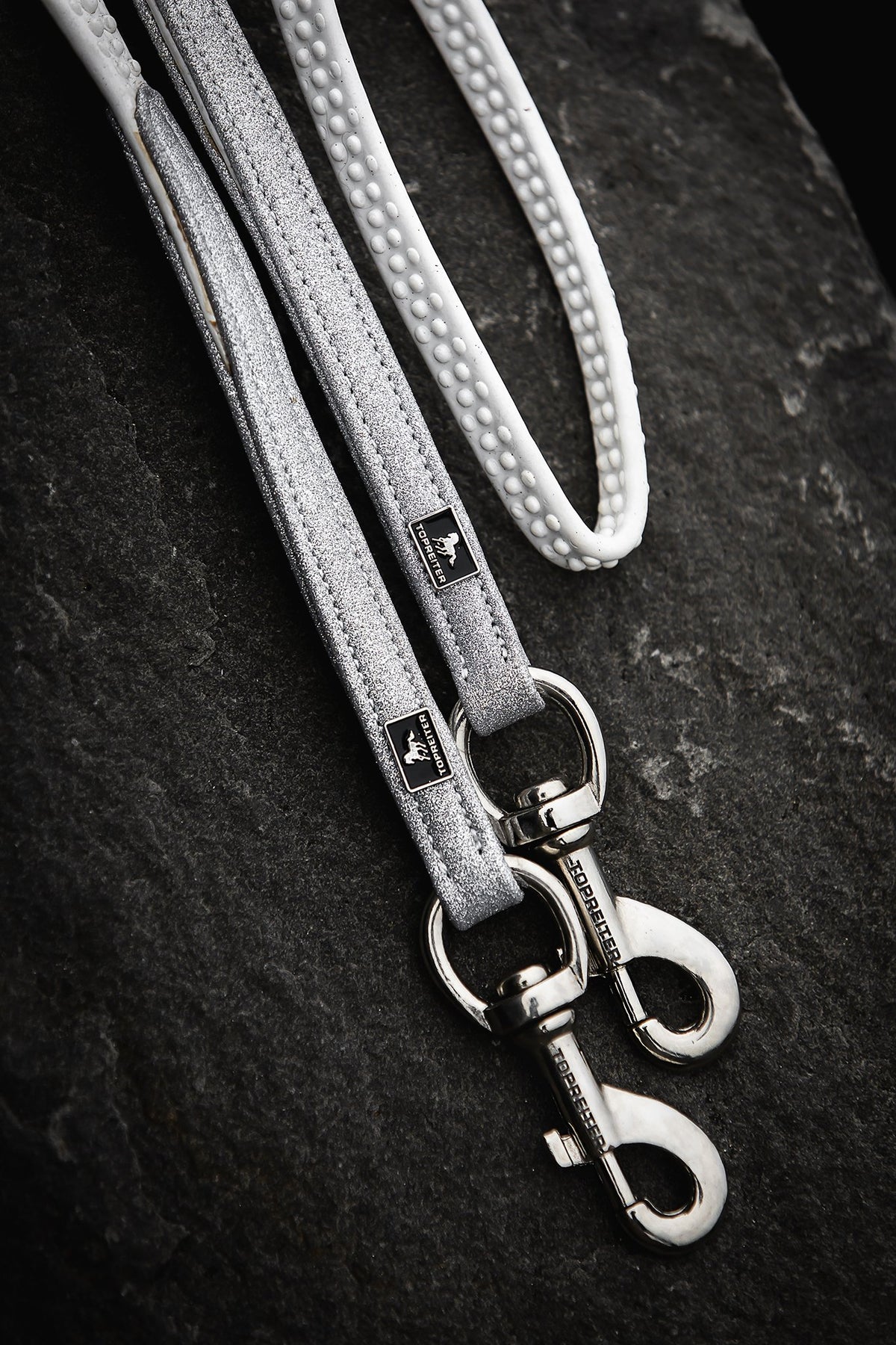 T2 Glitrandi Glitzer Zügel von TOPREITER mit und ohne Karabiner