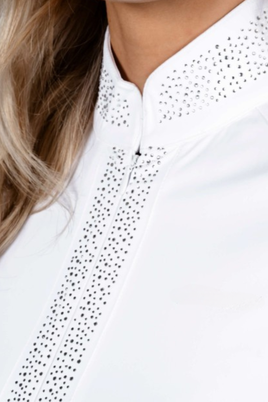 Langarm Turniershirt JÓDÍS mit Kristallen von TOP REITER