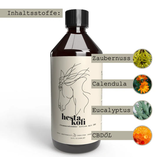 Pflegelotion mit CBDÖL von Hestakofi